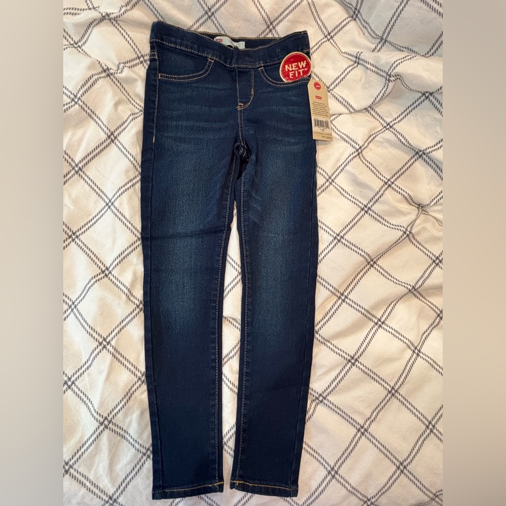 NWT Levi’s girls jeggings size 7 regular adjustable inside waist